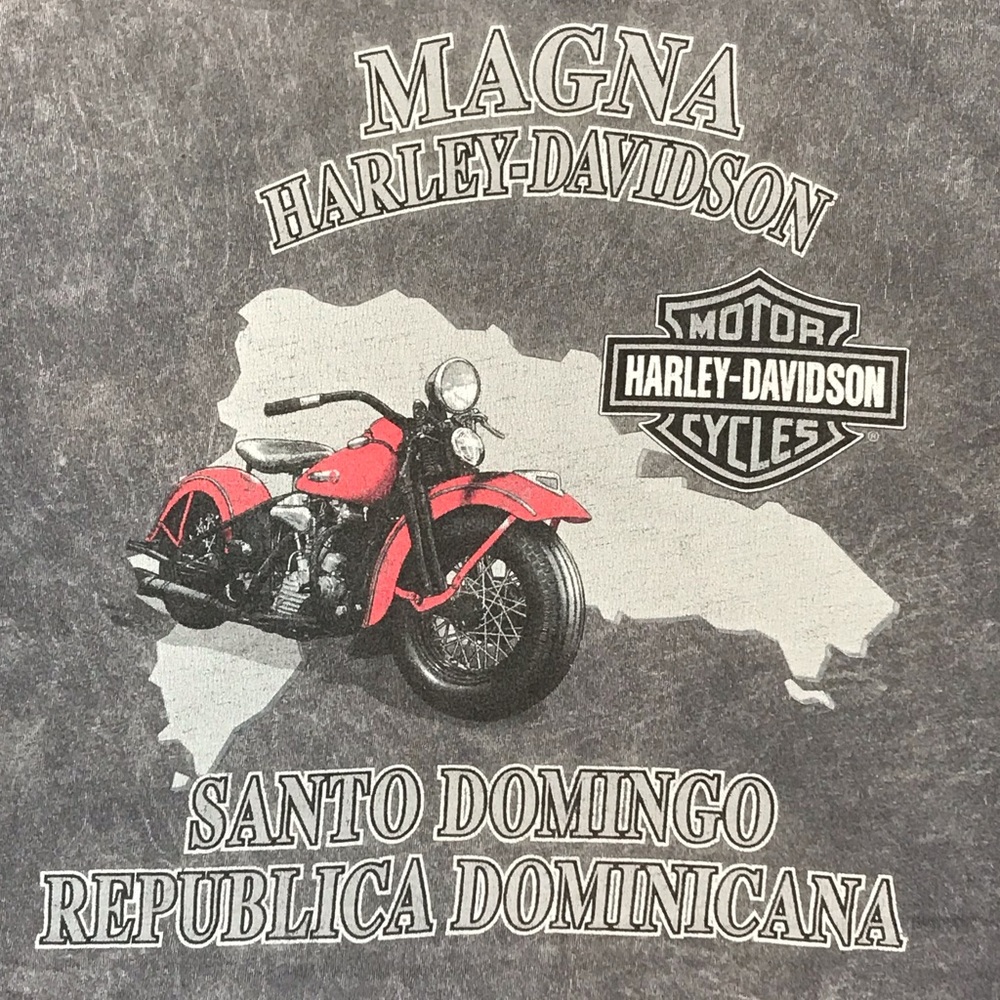 Harley-Davidson Santo Domingo Republica Dominicana Mens Vintage 2000’s T-Shirt L - Picture 4 of 7